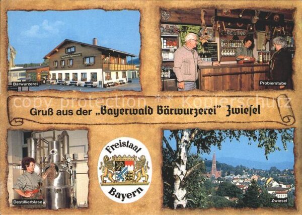 Zwiesel Niederbayern Bärwurzerei Probierstube Destillierblas