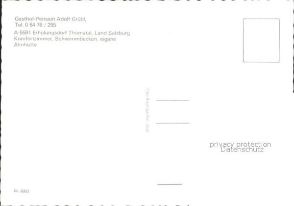 Thomatal Gasthof Pension Grübl – Bild 2
