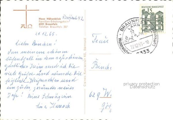 Braunfels Haus Höhenblick Erholungsheim – Bild 2