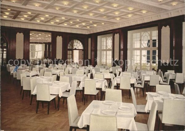 Bad Wildungen Sanatorium Fürstenhof Speisesaal