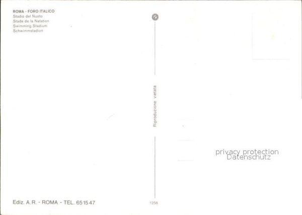 Roma Rom Foro Italico Schwimmbad – Bild 2