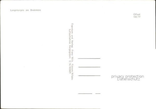 Langenargen Bodensee Fliegeraufnahme – Bild 2