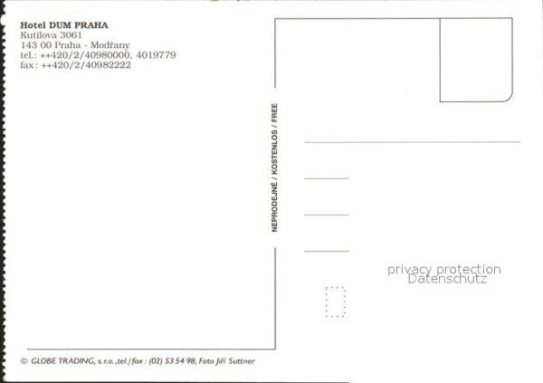 Praha Prahy Prague Hotel Dum – Bild 2