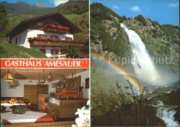 Partschins Parcines Gasthaus Amesauer Wasserfall