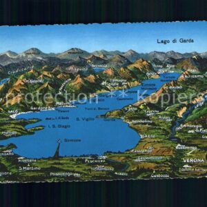 Lago di Garda Panoramakarte