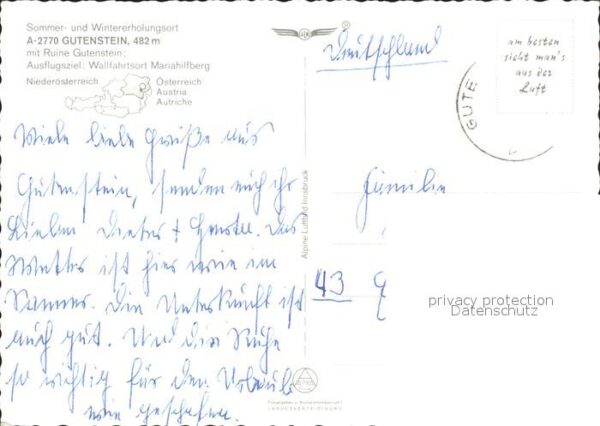 Gutenstein Niederoesterreich Fliegeraufnahme – Bild 2