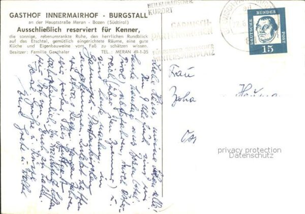 Burgstall Meran Gasthaus Innermairhof – Bild 2
