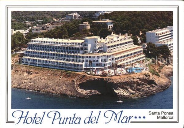 Santa Ponsa Mallorca Islas Baleares Fliegeraufnahme Hotel Punta del Mar