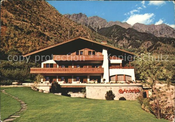Partschins Parcines Hotel Pension Anderlahn