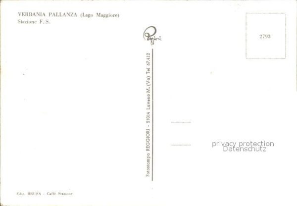Pallanza mit Lago Maggioren Stazione F. S. – Bild 2