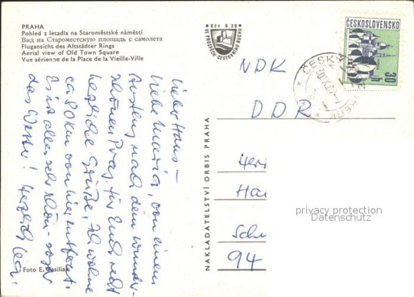 Praha Prahy Prague Fliegeraufnahme Altstädter Ring – Bild 2