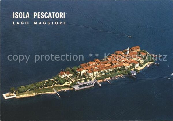 Lago Maggiore Fliegeraufnahme Isola Pescatori