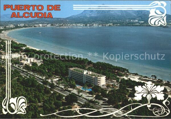 Alcudia Mallorca Fliegeraufnahme Puerto de Alcudia