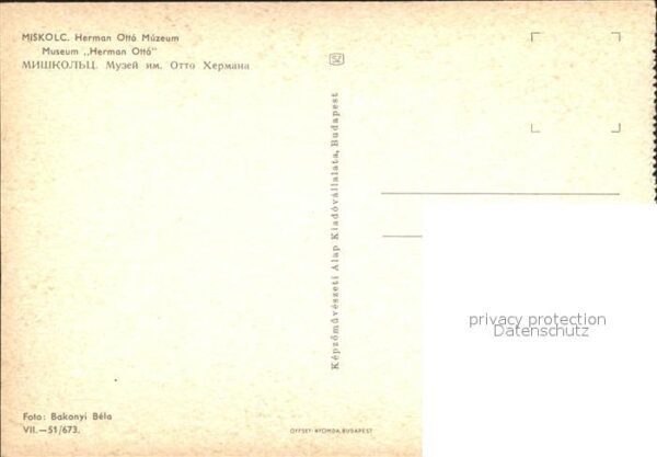 Miskolc Museum Herman Otto – Bild 2