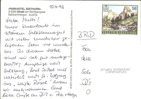 Strobl Parkhotel Seethurn Wolfgangsee – Bild 2