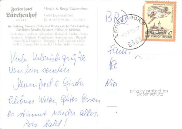 Erpfendorf Hotel Lärchenhof Tennis – Bild 2