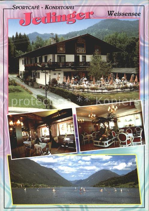 Weissensee Kaernten Cafe Kontitorei Jedinger