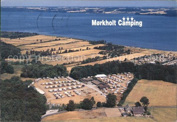 Daenemark Fliegeraufnahme Morkholt Camping