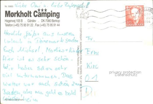 Daenemark Fliegeraufnahme Morkholt Camping – Bild 2