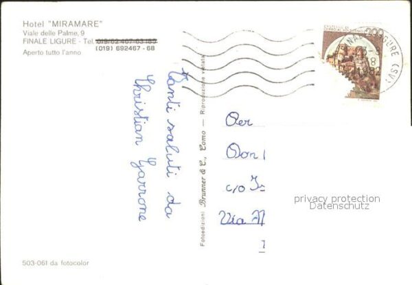 Finale Ligure Hotel Miramare – Bild 2