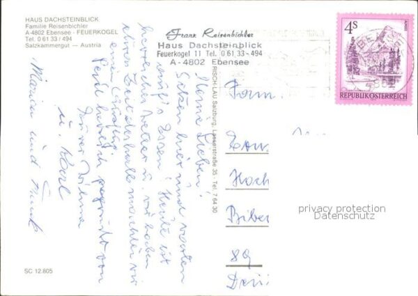 Ebensee Oberoesterreich Haus Dachsteinblick Feuerkogel – Bild 2