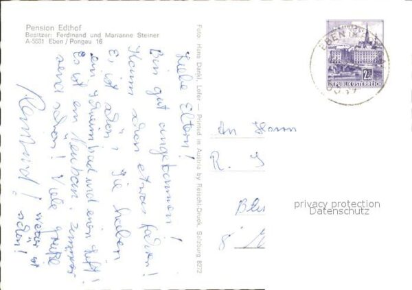 Eben Pongau Pension Edthof Skigebiet – Bild 2