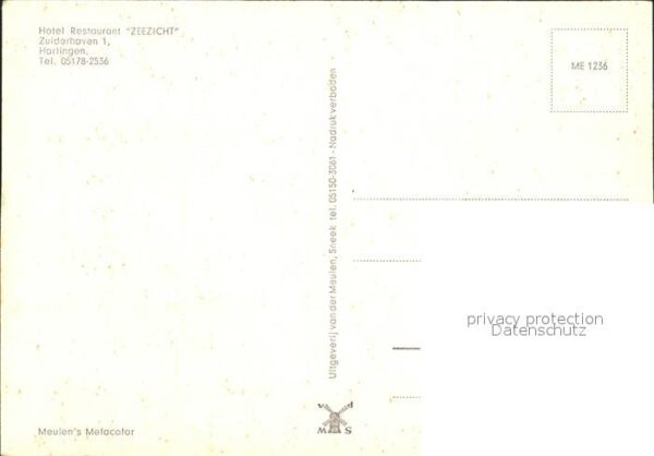 Harlingen Friesland Hotel Zeezicht Restaurant – Bild 2
