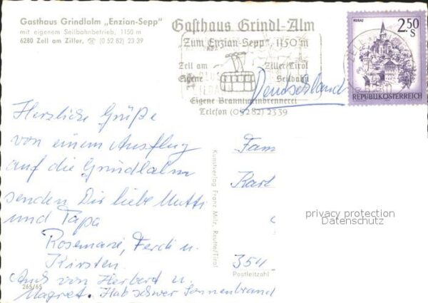 Zell See Gasthaus Grindalm Enzian Sepp – Bild 2