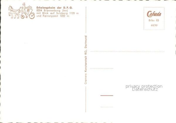 Brannenburg Fliegeraufnahme Erholungsheim der D.P.G – Bild 2