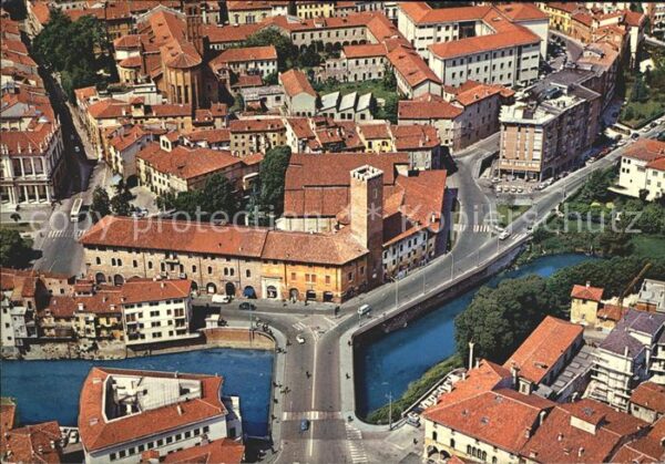 Vicenza Fliegeraufnahme Engelsbrücke
