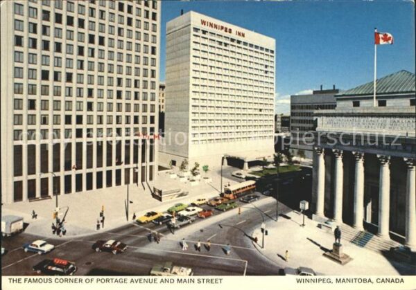 Manitoba Portage Avenue and Main Street Winnipeg