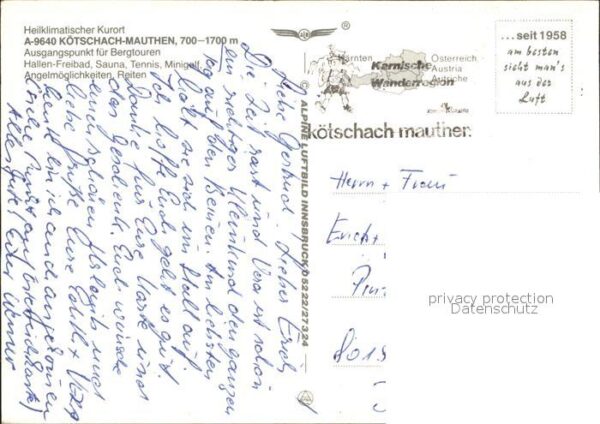 Koetschach-Mauthen Kaernten Fliegeraufnahme – Bild 2