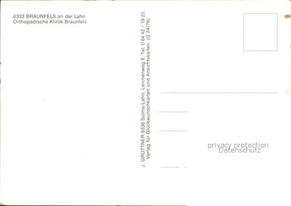 Braunfels Orthopädische Klinik – Bild 2