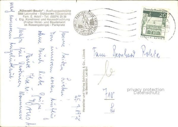 Letmathe Oestrich Rübezahl Baude Sauerland – Bild 2