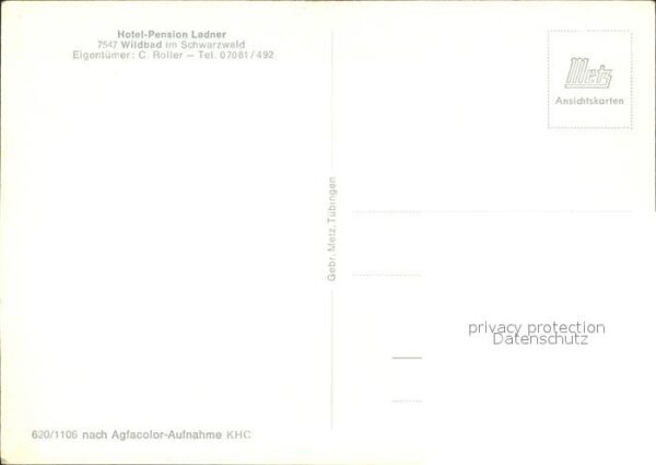 Wildbad Schwarzwald Hotel Pension Ladner – Bild 2
