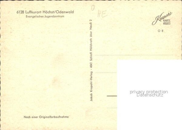 Hoechst Odenwald Jugendzentrum – Bild 2