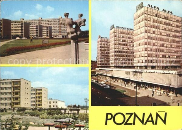 Poznan Posen Alfa Alfa Hochhäuser