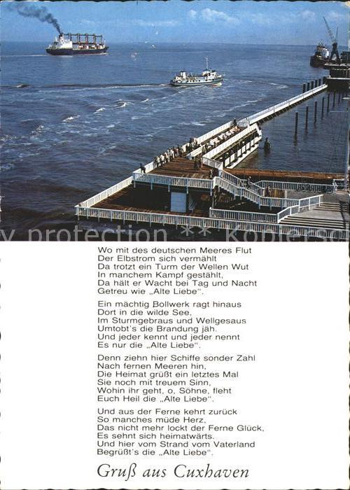 Cuxhaven Nordseebad Schiffs-Anlegestelle