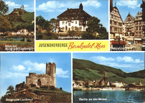 Bernkastel-Kues Jugendherberge Moselpartie Burgruine La