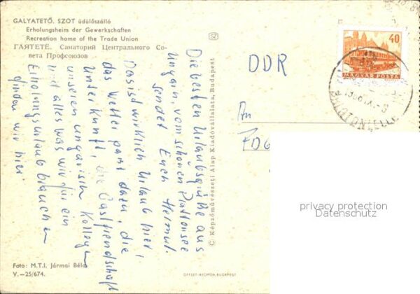 Galyatetoe Erholungsheim der Gewerkschaften – Bild 2