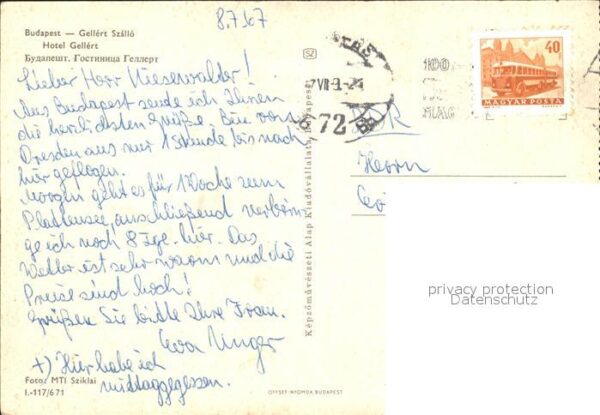 Budapest Gellert Hotel – Bild 2