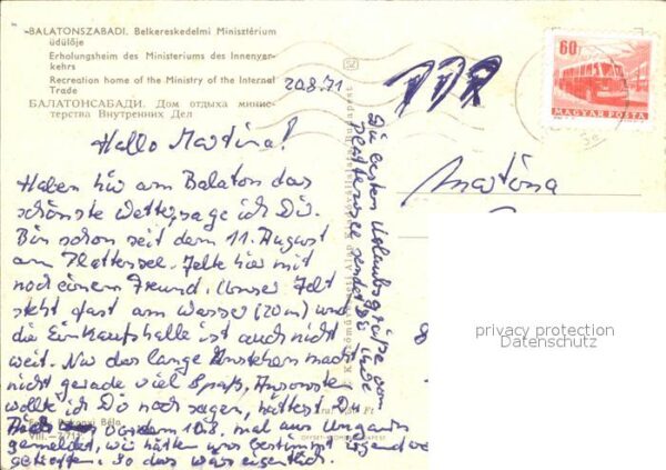 Balatonszabadi Erholungsheim des Innenverkerhs – Bild 2