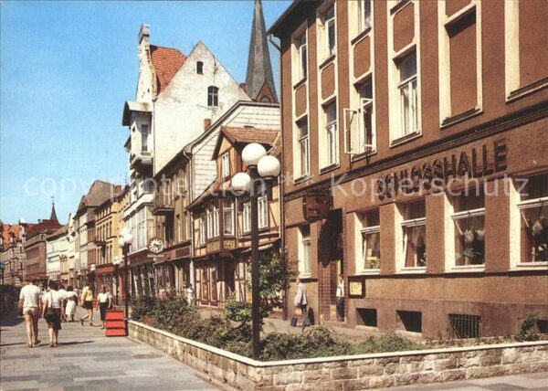 Schwerin Mecklenburg Hermann Matern Strasse Schlosshalle