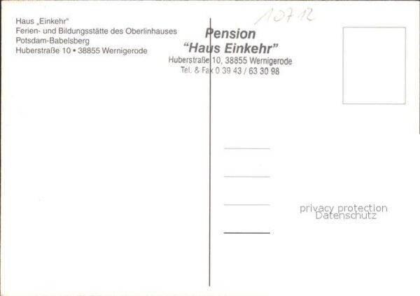 Wernigerode Harz Haus Einkehr Pension – Bild 2