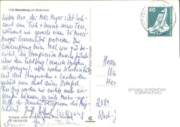 Meersburg Bodensee Fliegeraufnahme Hafen – Bild 2