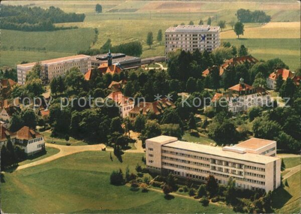 Kutzenberg Fliegeraufnahme Bezirks-Krankenhaus