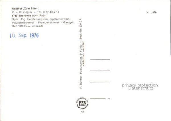 Speicherz Gasthaus Zum Biber – Bild 2