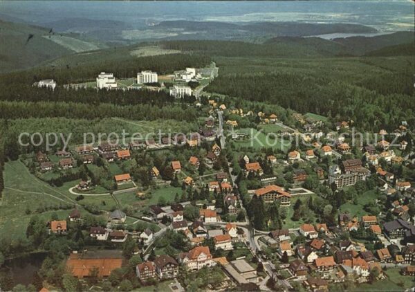 Hahnenklee-Bockswiese Harz Fliegeraufnahme