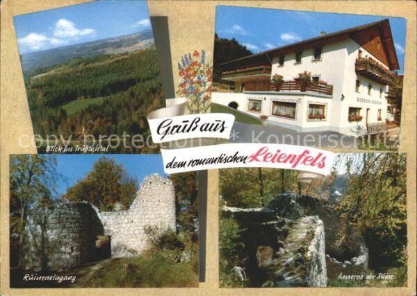 Leienfels Trubachtal Ruineneingang Innres Ruine