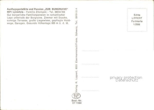Leienfels Trubachtal Ruineneingang Innres Ruine – Bild 2
